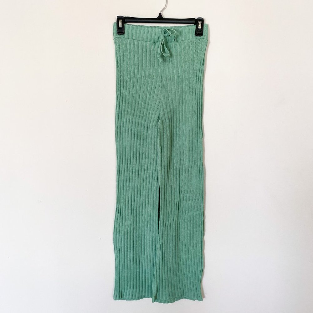 Nasty Gal Flared Knit Pants
